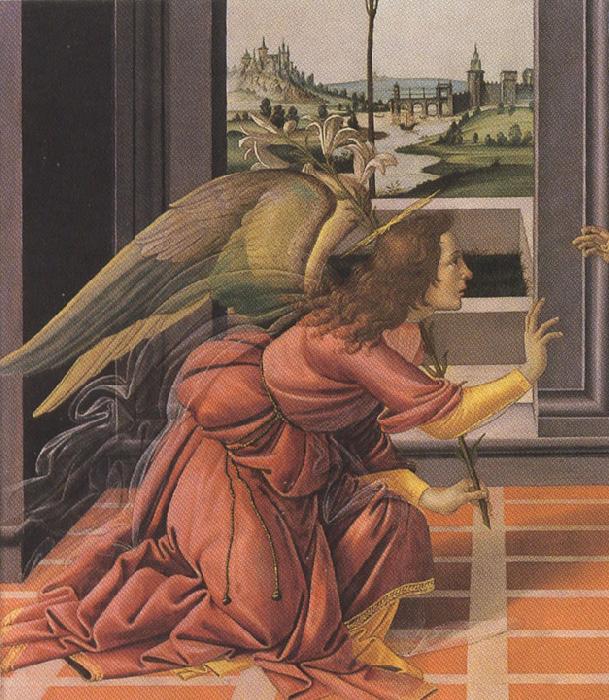 Sandro Botticelli Details of Annunciation (mk36) Sweden oil painting art